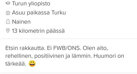 mit kirjoittaa tinder profiiliin|Tinder profiiliteksti kuntoon ja osumat nousuun. Katso parhaat。